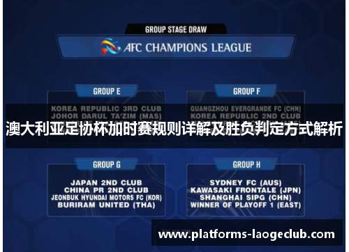 澳大利亚足协杯加时赛规则详解及胜负判定方式解析 澳大利亚足协杯加时赛规则详解及胜负判定方式解析
